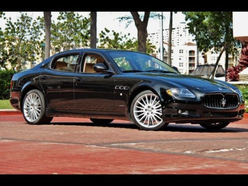 2011 maserati quattroporte s 4.7 only 9k miles! black showroom