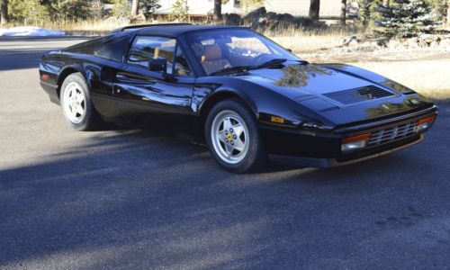 1989 ferrari 328 gts stunning, black with tan and recent service