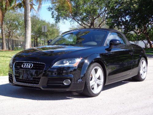 Triple black convertible! auto, quattro, s. fl, one-owner car. beautiful!