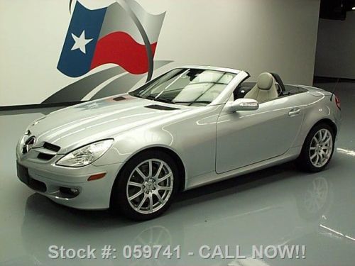 2005 mercedes-benz slk350 convertible hart top auto 66k texas direct auto