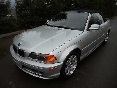 2001 bmw 325ci base convertible 2-door 2.5l clean title