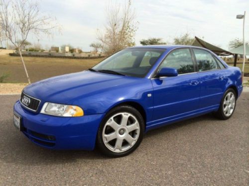 2000 audi s4 nogaro blue - 2.7t quattro - very rare - 1 owner car - flawless!!