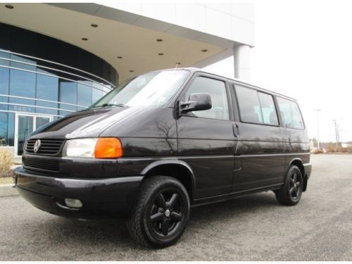 2002 volkswagen eurovan gls v6 black low miles rare find clean