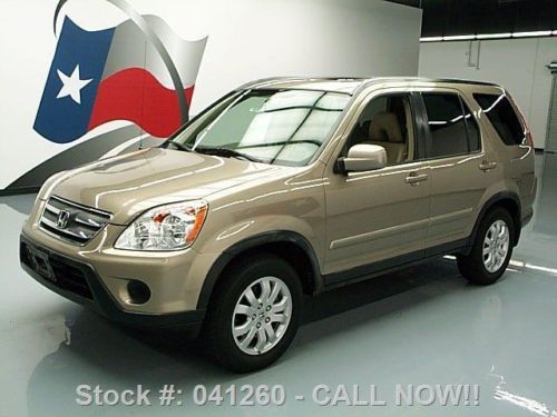 2005 honda cr-v se awd htd leather sunroof alloy wheels texas direct auto