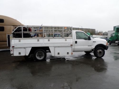 2000 ford f-450 super duty power stroke diesel utility tire truck body bed ca