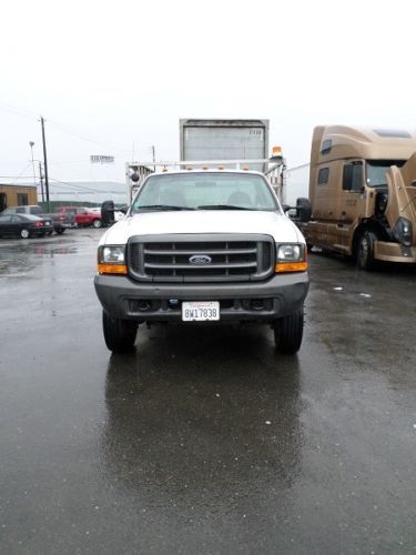 2000 Ford F-450 Super Duty Power Stroke Diesel Utility Tire Truck Body Bed CA, image 2