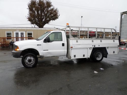 2000 Ford F-450 Super Duty Power Stroke Diesel Utility Tire Truck Body Bed CA, image 3