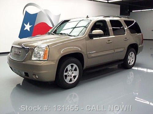 2007 gmc yukon slt leather sunroof nav rear cam 77k mi texas direct auto