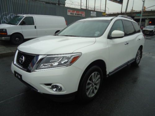 2013 nissan pathfinder sl 4wd suv 3.5l v6 - salvage/repairable - $ave!