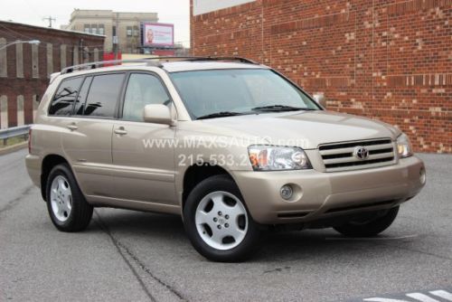 2007 toyota highlander limited all wheel drive leather sunroof 1 owner clean
