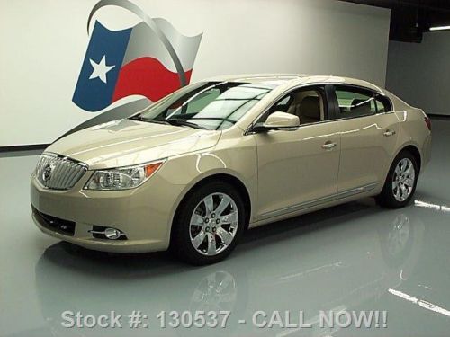 2010 buick lacrosse cxl htd leather chrome wheels 33k!! texas direct auto