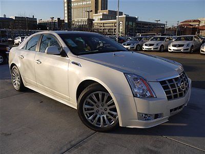 New 2013 cadillac cts performance rwd - white diamond / cashmere