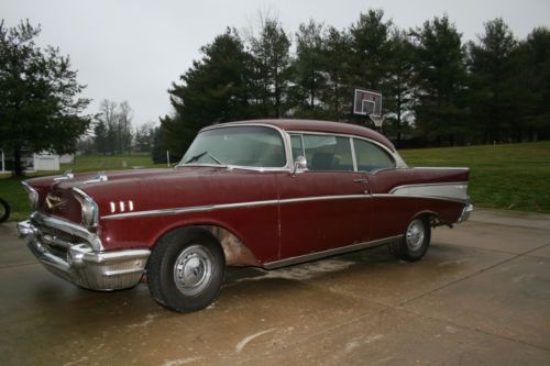 1957 2 Door Bel Air Hardtop Numbers Matching!, image 2