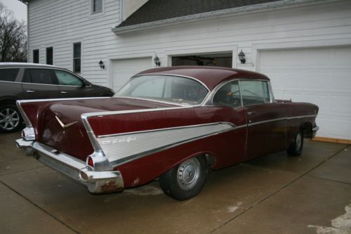1957 2 Door Bel Air Hardtop Numbers Matching!, image 3