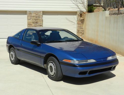 1990 blue plymouth laser two-door