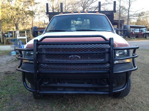 Ford f450 xl super duty flatbed w/ goose neck hitch