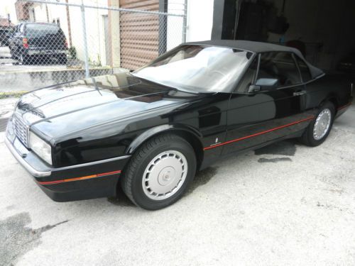 Gorgeous1991 cadillac allante, 55,000 original miles, black on black, lo reserve