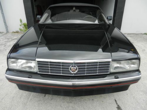 GORGEOUS1991 CADILLAC ALLANTE, 55,000 ORIGINAL MILES, BLACK ON BLACK, LO RESERVE, image 3