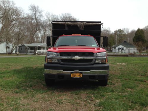 2004 cheverolet silverado 3500 dump truck 4x4