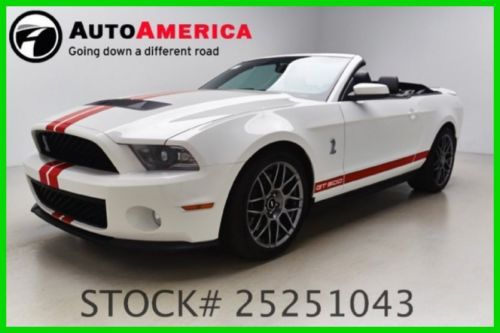 We finance! 7209 miles 2012 ford shelby gt500 5.4l v8 32v premium