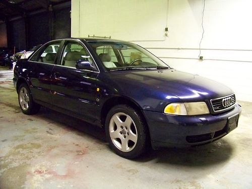 1998 audi a4 quattro, awd, 2.8l, rare manual trans...low miles