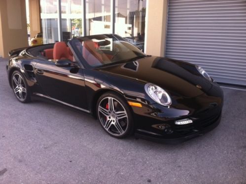 2009 porsche 911 turbo convertible 2-door 3.6l