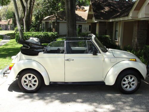 1978 volkswagen super beetle convertible classic garage stored with receipts