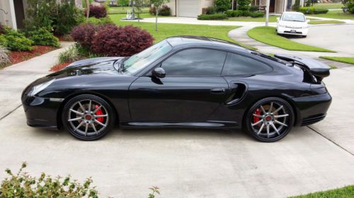 2003 porsche 911 996 turbo custom 1 off wheels rare interior 6 speed manual nr