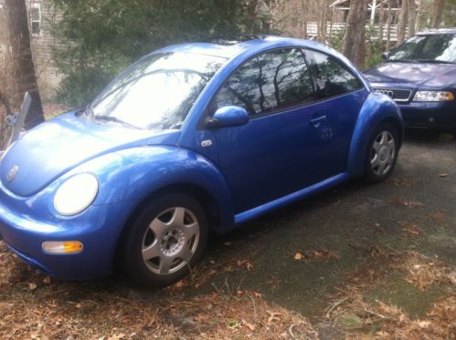 Diesel! 43+ no reserve! 2001 volkswagen, new beetle, 5 speed, turbo, royal blue