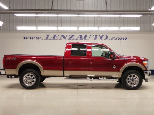 2014 ford f-350 srw super duty  crew-long-lariat-fx4-nav-moon-reverse camera-4wd