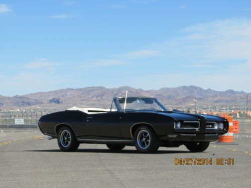 No reserve 1968 gto convertible 242 #&#039;s matching 400 1 owner rare muscle car