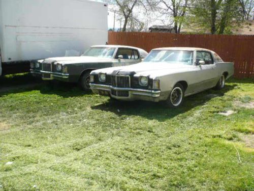 2 1972 pontiac grand prixs one sj one j