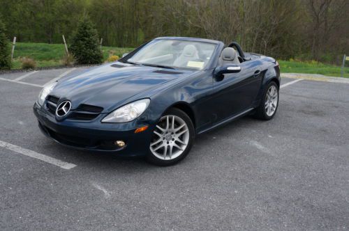 Slk280 convertible 3.0l 80k headscarf heated leather power hardtop tachometer