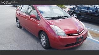 2008 toyota prius hybrid-red