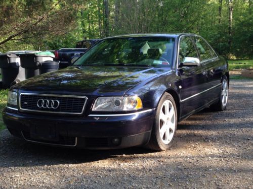2001 audi s8  ming blue pearl 360 hp quattro one of 492 sold