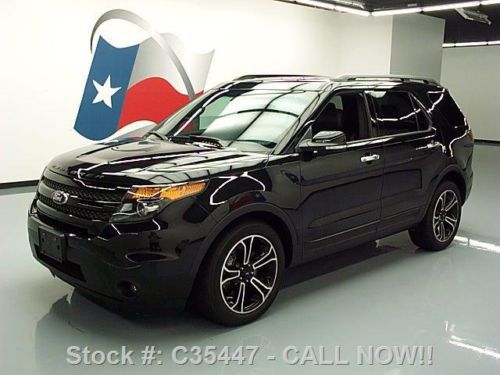 2013 ford explorer 4x4 sport ecoboost leather nav 27k!! texas direct auto