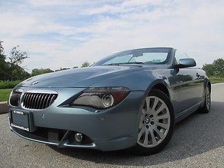 2004 bmw 645ci convertible 6spd manual navigation rare color clean car low price