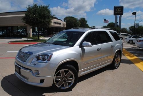 2012 gmc acadia denali leather navi dvd pano sunroof cd