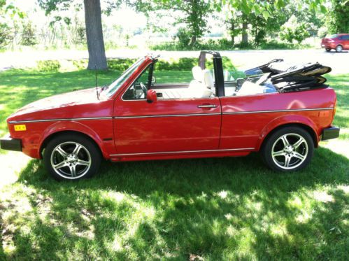 1987 volkswagen cabriolet base convertible 2-door 1.8l