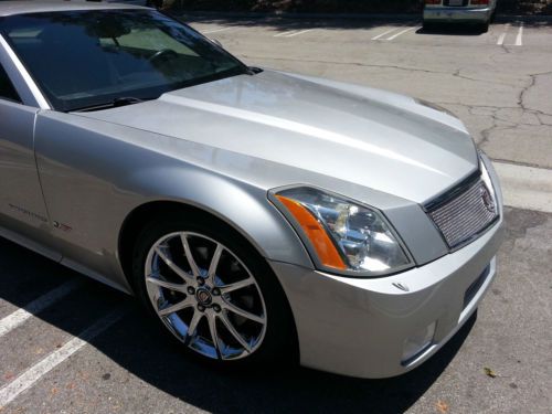2006 cadillac xlr v silver convertible super clean only 51500 miles