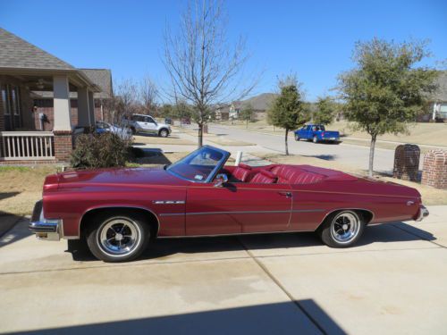 1975 buick lesabre custom convertible 2-door 7.5l