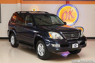 2004 lexus gx 470 4x4, 1-owner, new tires, heated leather, 3rd row, nav.