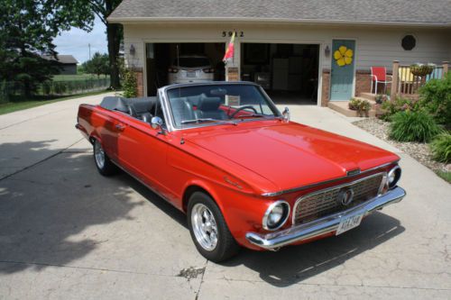 1963 plymouth valiant signet 200 convertible 318 cubic inch v8