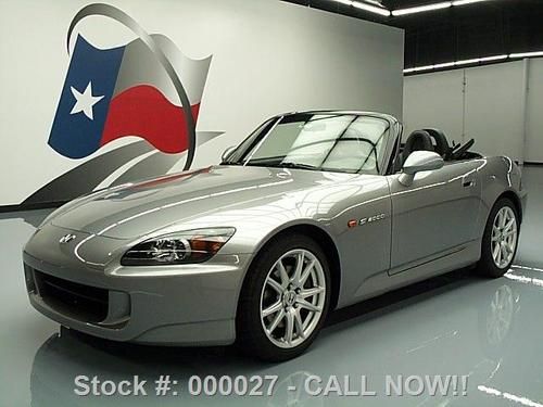 2005 honda s2000 convertible 6 speed leather 18k miles texas direct auto