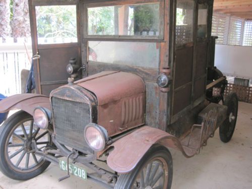 1924 ford model-t 1 door truck *1924 ca lic* &#034;runs good&#034; nice project car no res