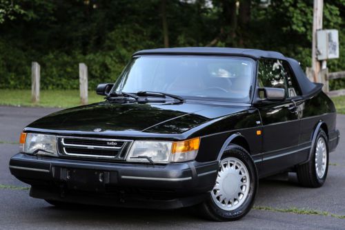 1991 saab 900 turbo convertible auto low 90k miles brand new top rare garaged