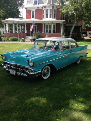 1957 chevrolet bel air base hardtop 2-door 4.6l