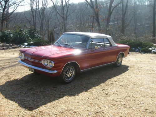 1964 corvair convertible monza 900 spyderized with turbo-supercharged engine