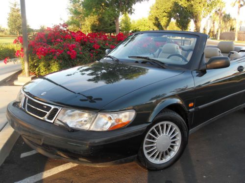 1995 saab 900se v6 5-speed manual convertible - rare car at this price!