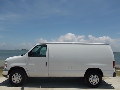 09 ford e-250 cargo van - clean florida owned van